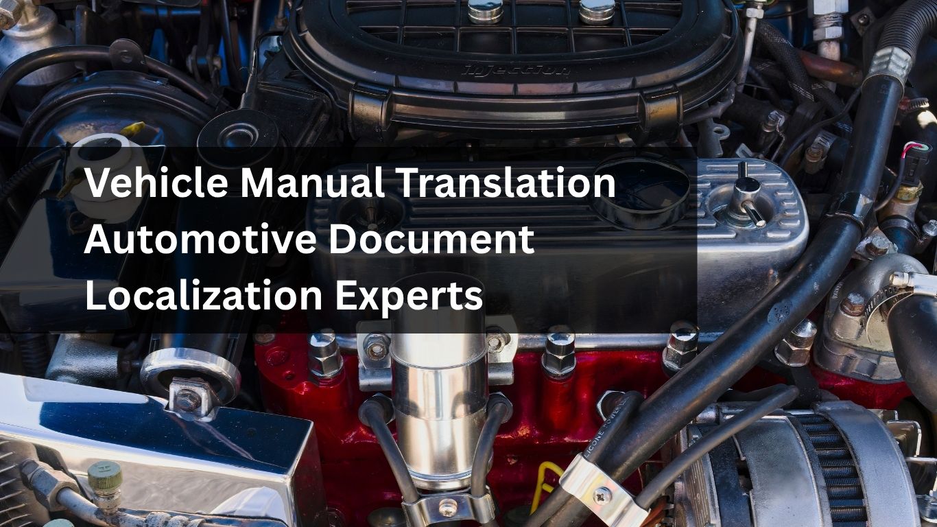 Vehicle Manual Translation