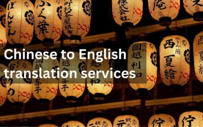 Chinese to English translation services