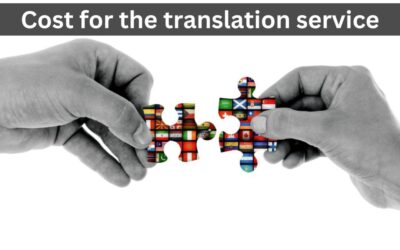 Cost for the translation service