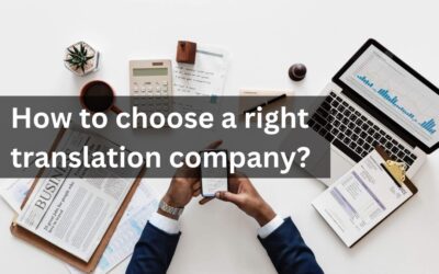 How to choose a right translation company?