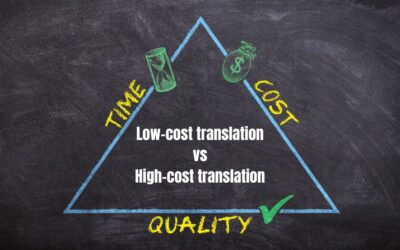 Low-cost translation vs. High-cost translation