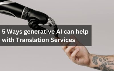 5 Ways generative AI can help with Translation Services