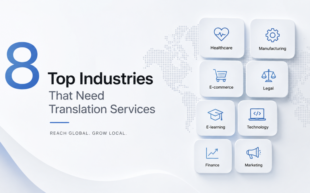 8 Top Industries That Need Professional Translation Services