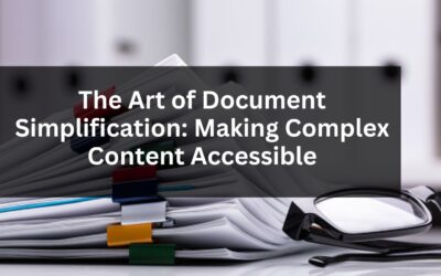 The Art of Document Simplification: Making Complex Content Accessible