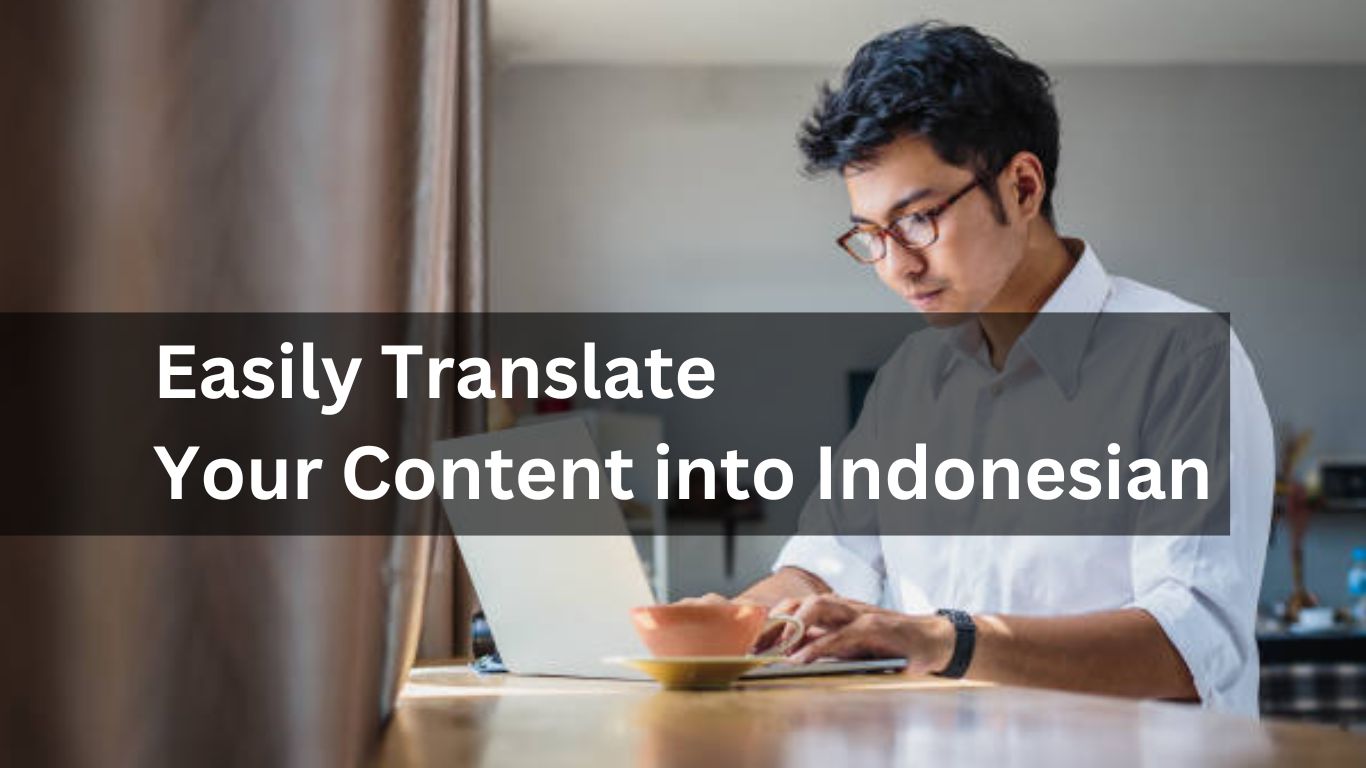 Indonesian translation services