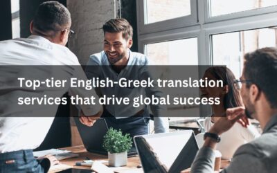 Top-tier English-Greek translation services that drive global success