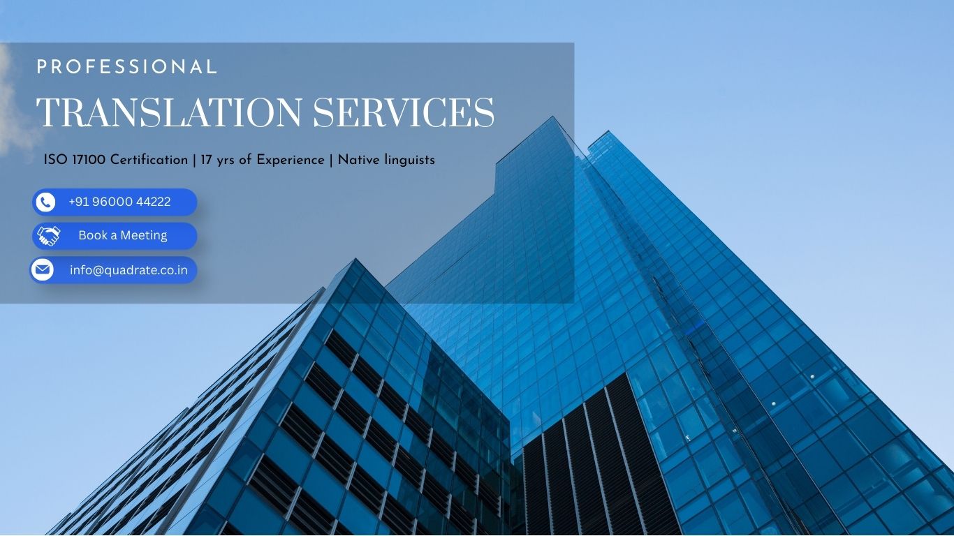 Translation services in Chennai, India