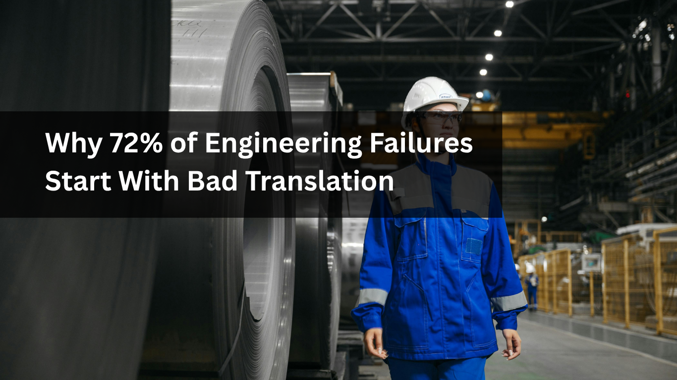 Why 72% of Engineering Failures Start With Bad Translation