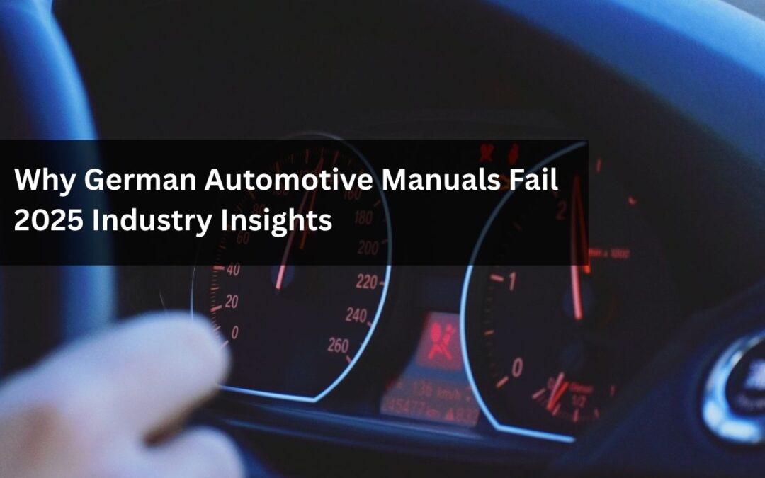 Why German Automotive Manuals Fail | 2025 Industry Insight