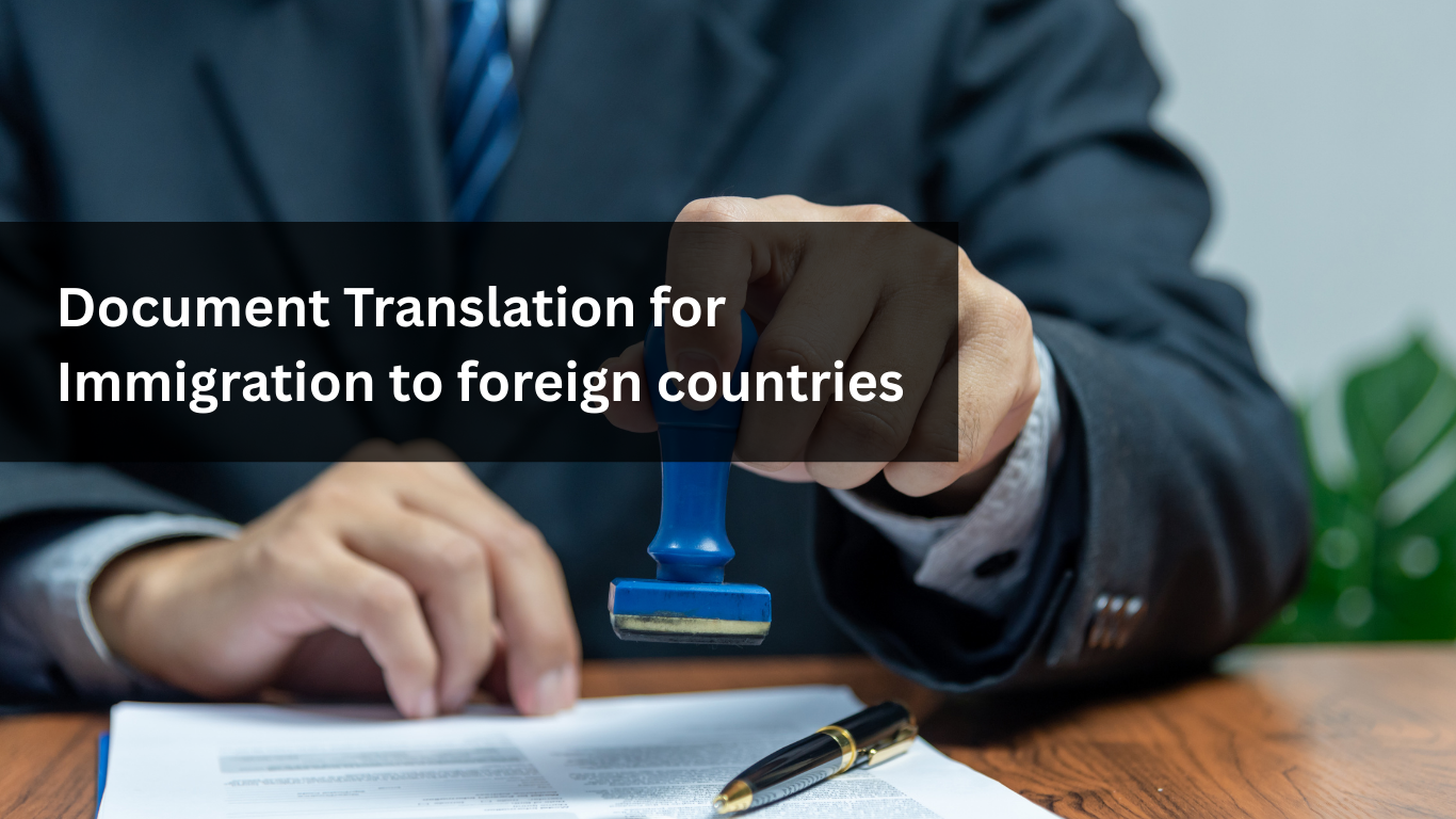 Document Translation for Immigration in India