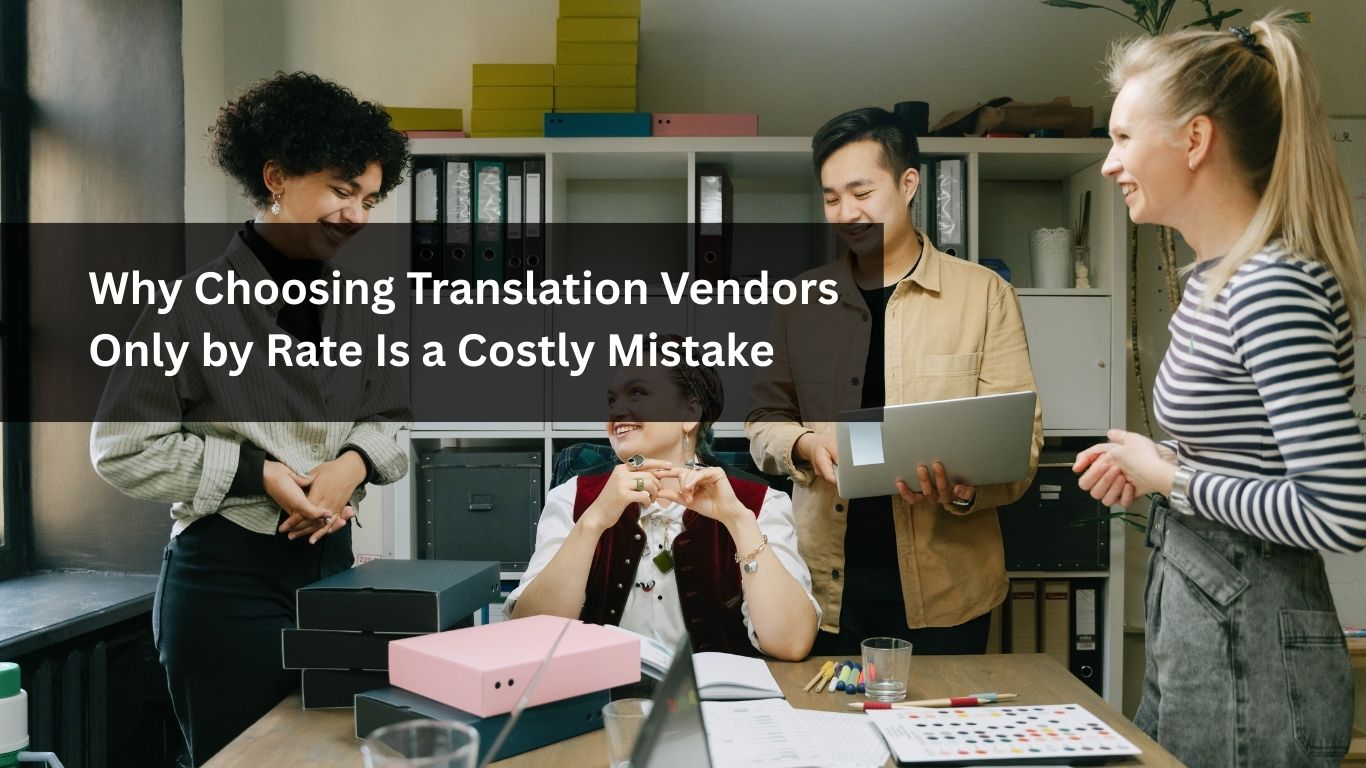 Why Choosing Translation Vendors Only by Rate Is a Costly Mistake