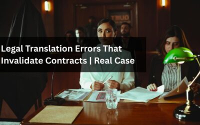 Legal Translation Errors That Invalidate Contracts | Real Case